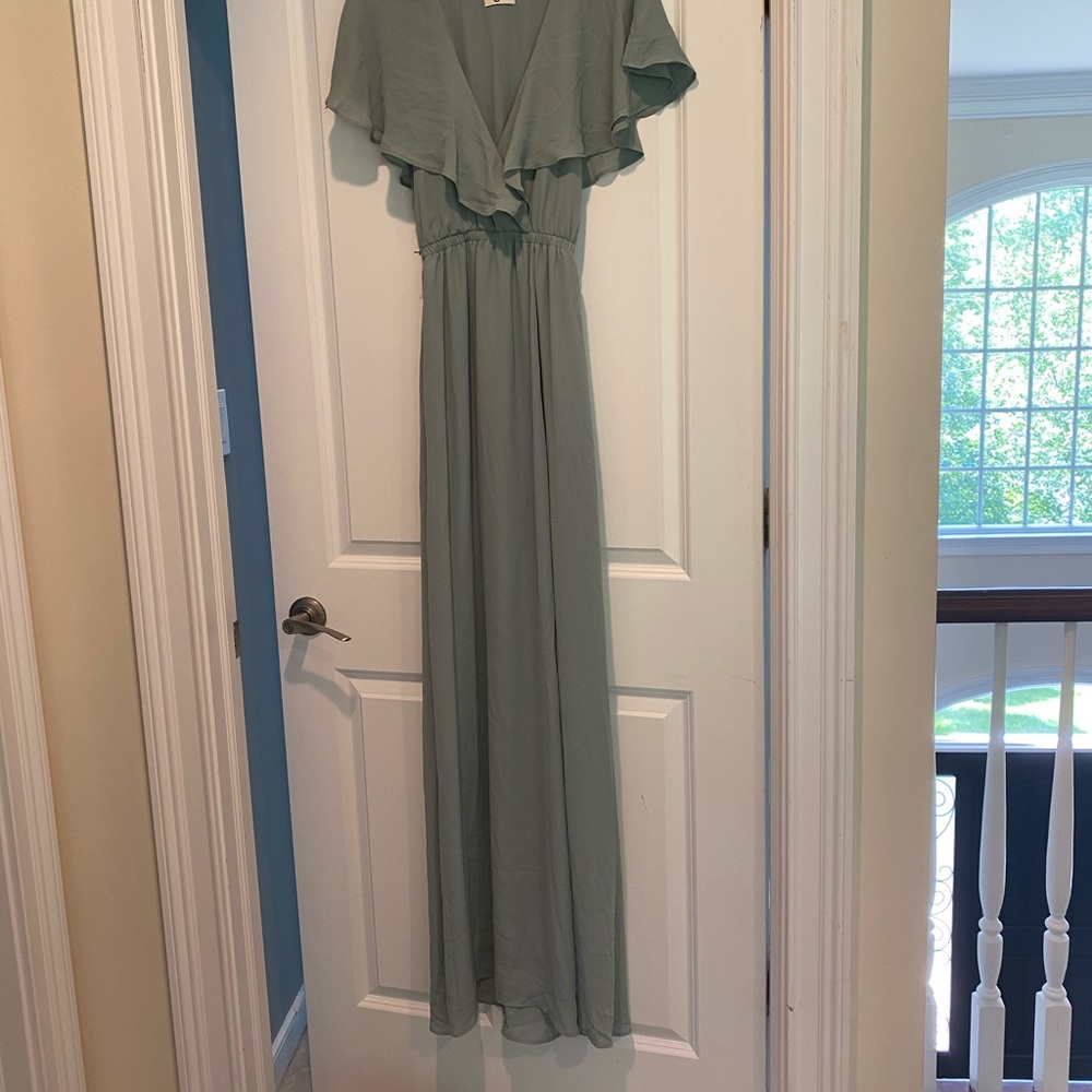 Show me your MUMU sage maxi dress